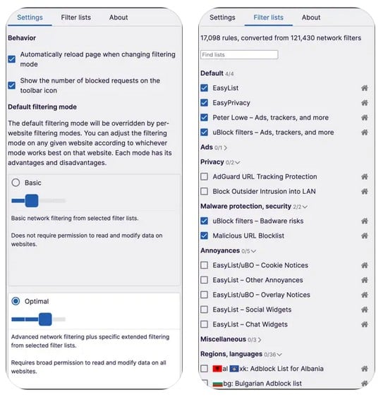 iPhone Parametres Ubol
