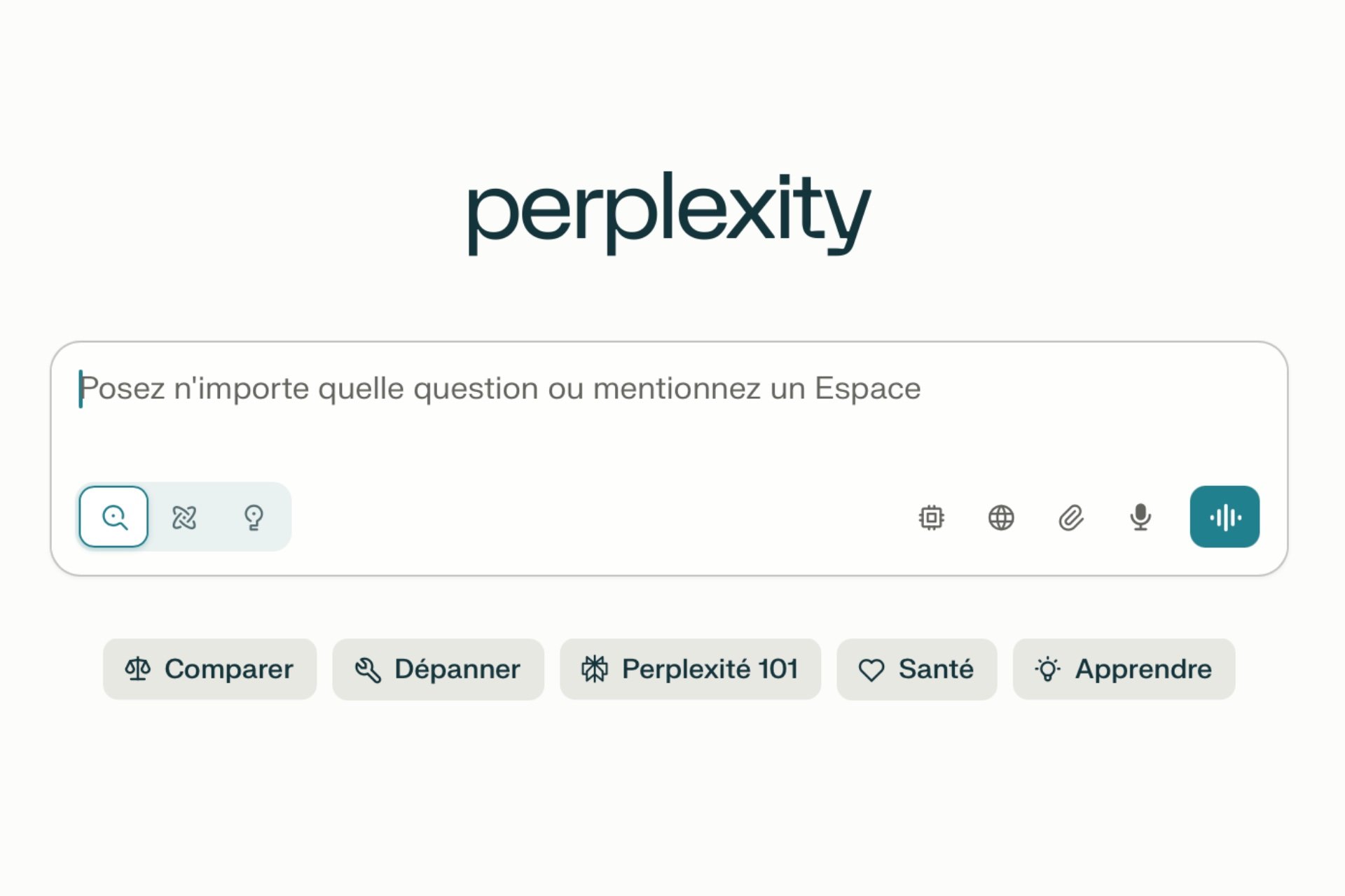Perplexity Site Web