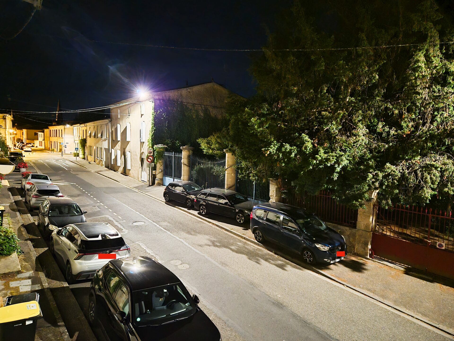 Test Samsung Galaxy Z Flip 7 Photo Nuit Grand Angle