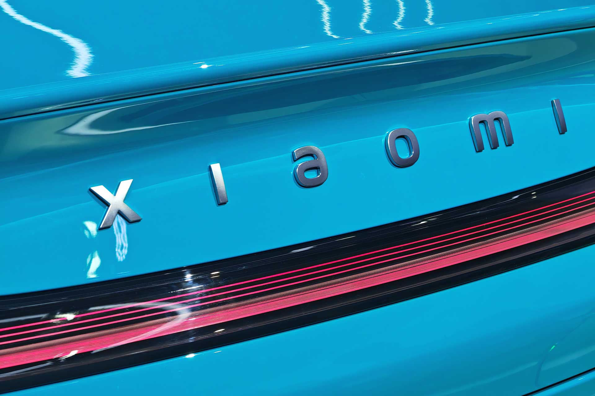 Xiaomi Logo Su 7 Mwc 24