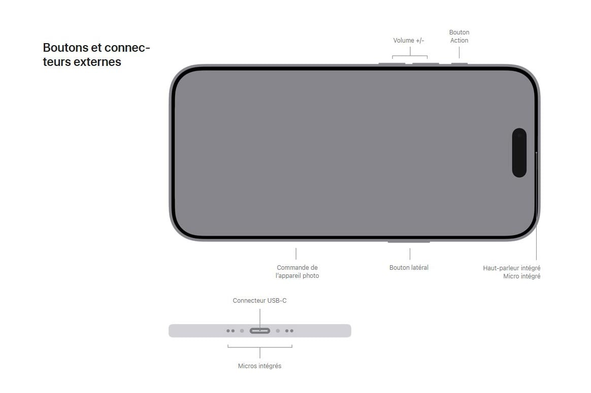 Apple iPhone Air Haut Parleur
