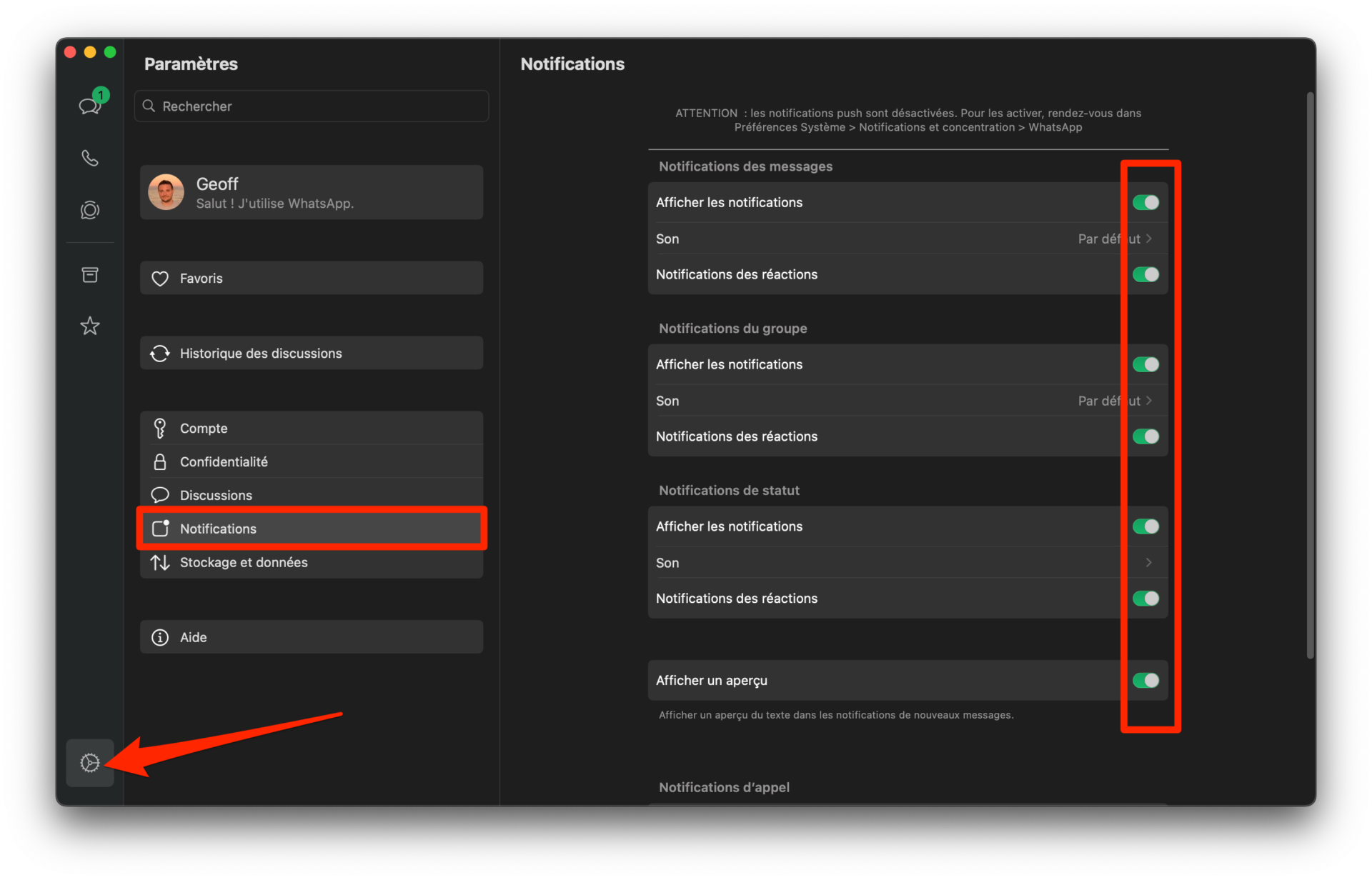 Connecter Whatsapp Sur Un Mac 3