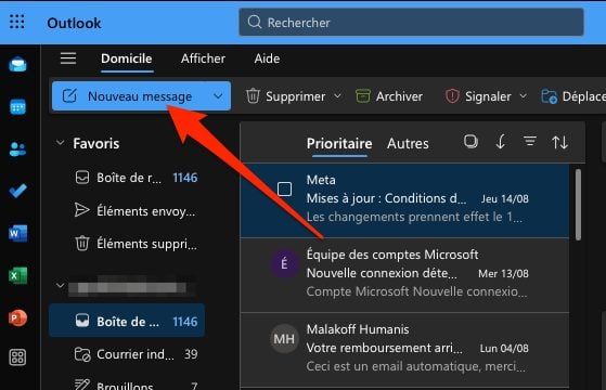 Outlook Envoyer E Mail Publipostage Sans Cci 1