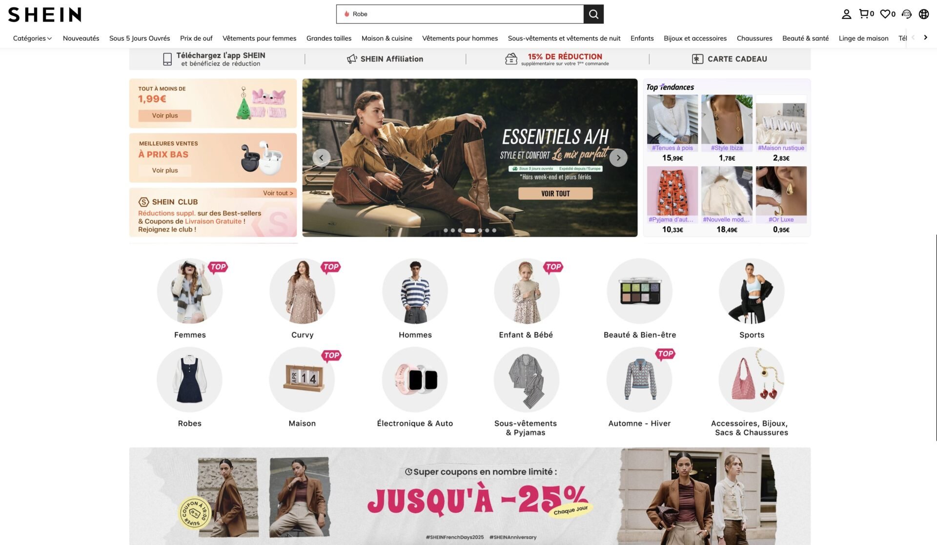 Shein Site Internet