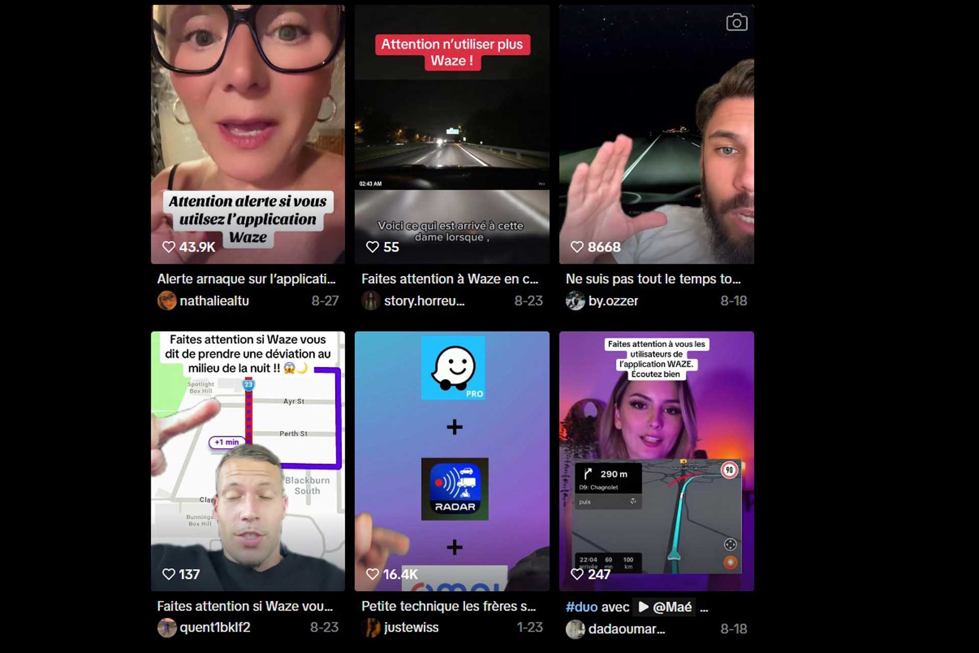 Waze Fausse Info Guets Apens