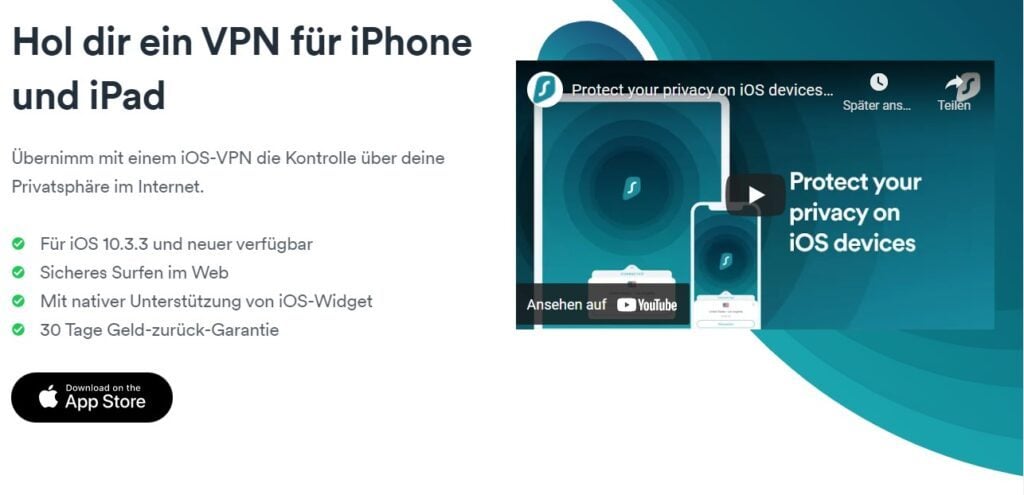 Surfshark iPhone