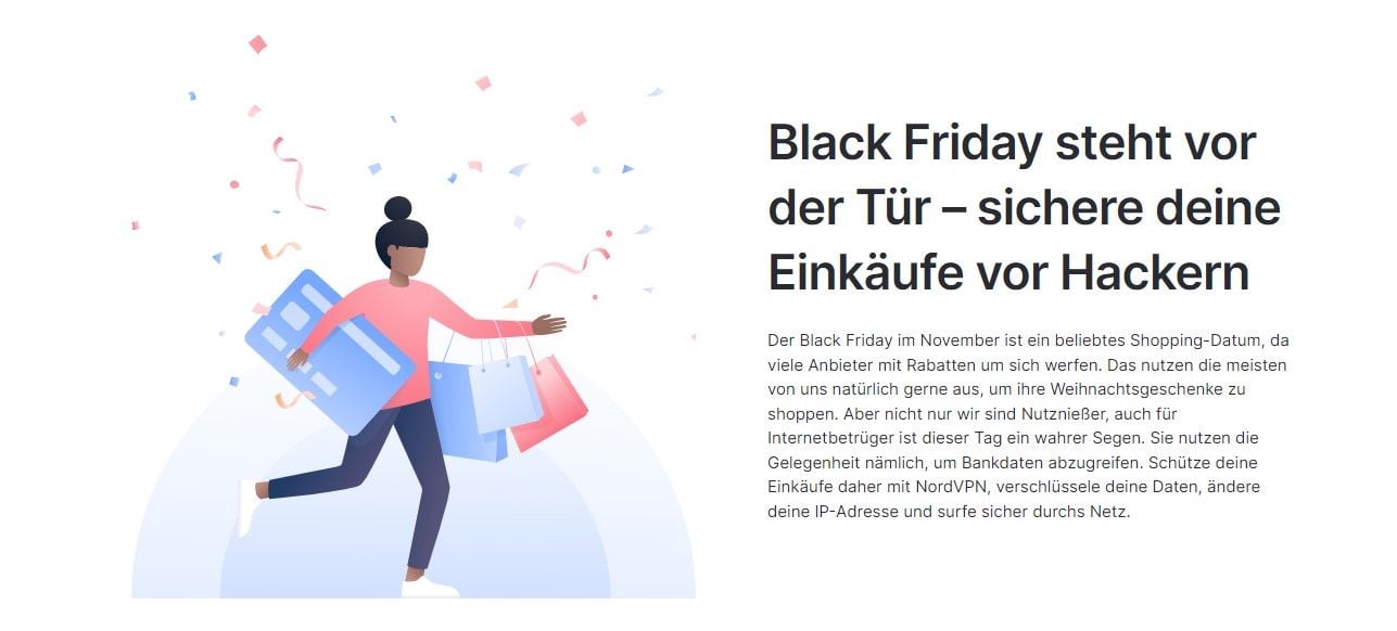 NordVPN Black Friday 2025 bestes VPN Rabatt Schutz Hacker