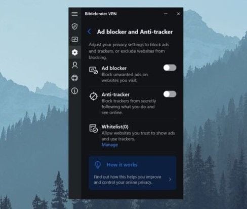 Bitdefender Ad-Blocker Anti-Tracker