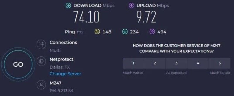 Bitdefender Geschwindigkeit USA