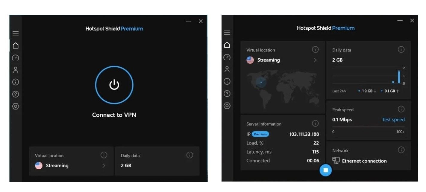Hotspot Shield Test Bewertung Mobile Anwendung