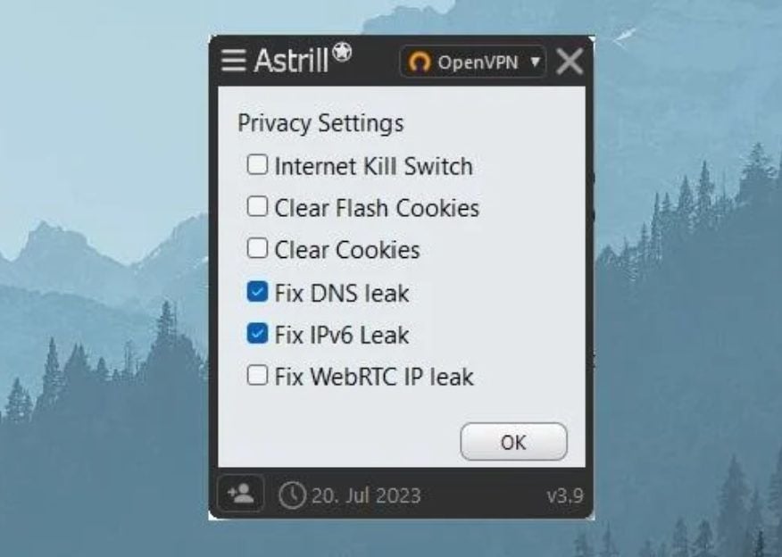 Test Bewertung Astrill Vpn Features Kill Switch