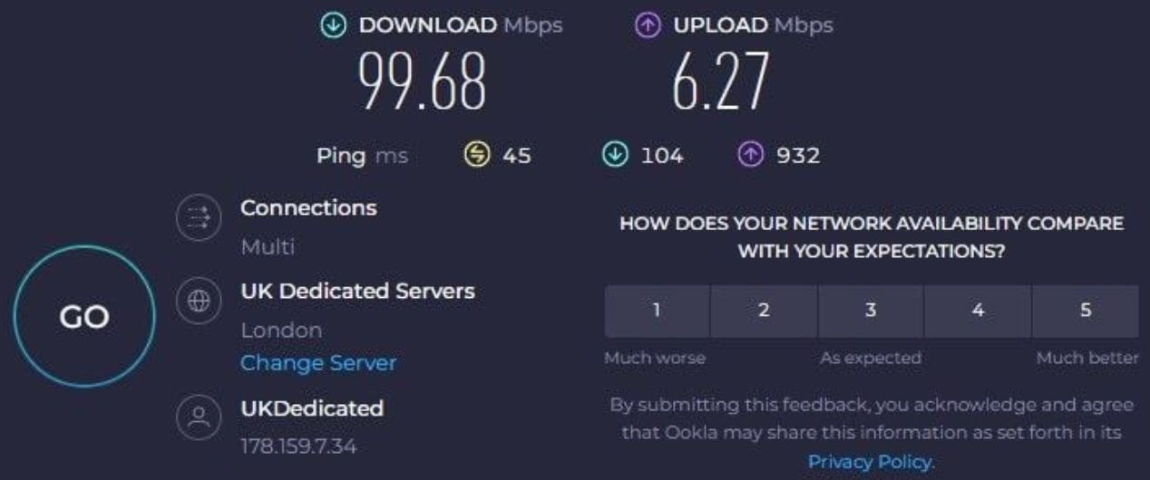 Test Bewertung Astrill Vpn Geschwindigkeitstest Großbritannien