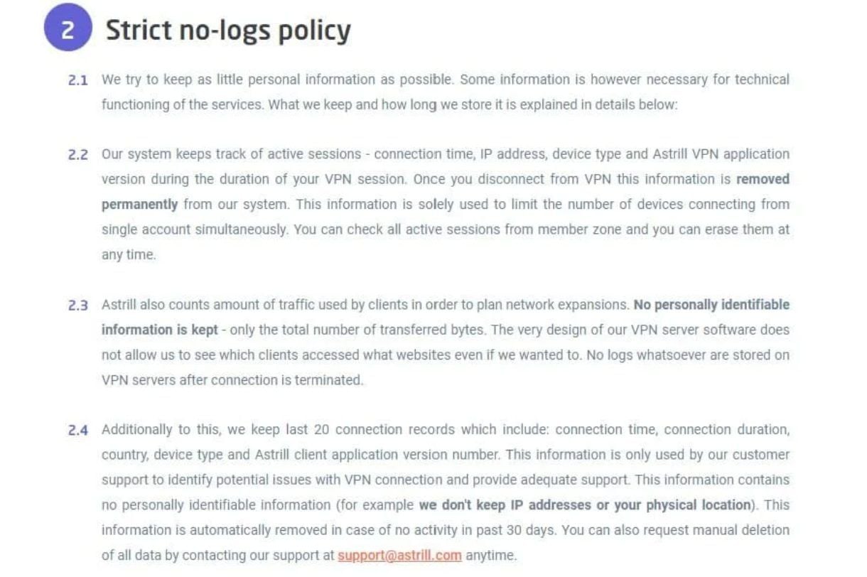 Test Bewertung Astrill Vpn No Log Politik