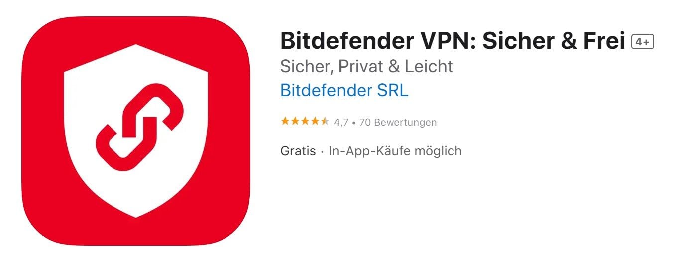 Test Bewertung Bitdefender Vpn Apple Store