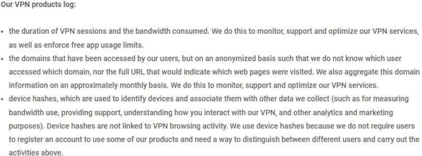 Betternet Vpn Test Bewertung No Log Politik Datenschutz Protokolle