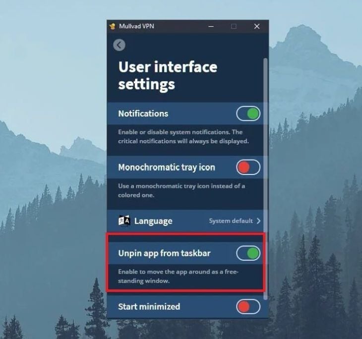Mullvad Vpn Test Bewertung Bedienung Einstellungen