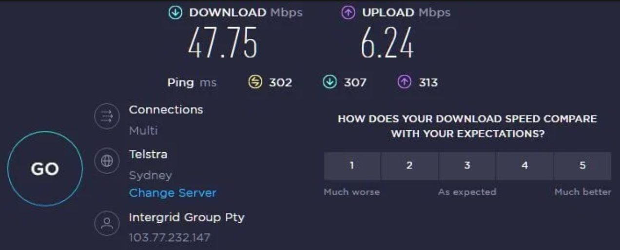 Mullvad Vpn Test Bewertung Geschwindigkeit Australien
