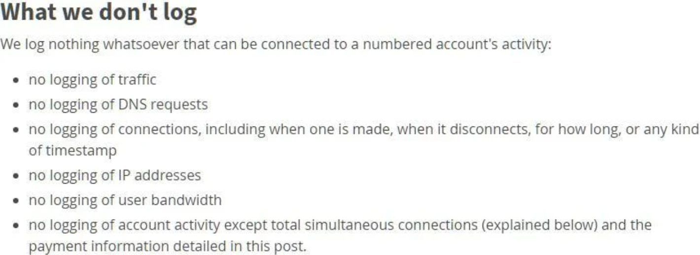 Mullvad Vpn Test Bewertung No Log Politik Aufbewahrte Daten