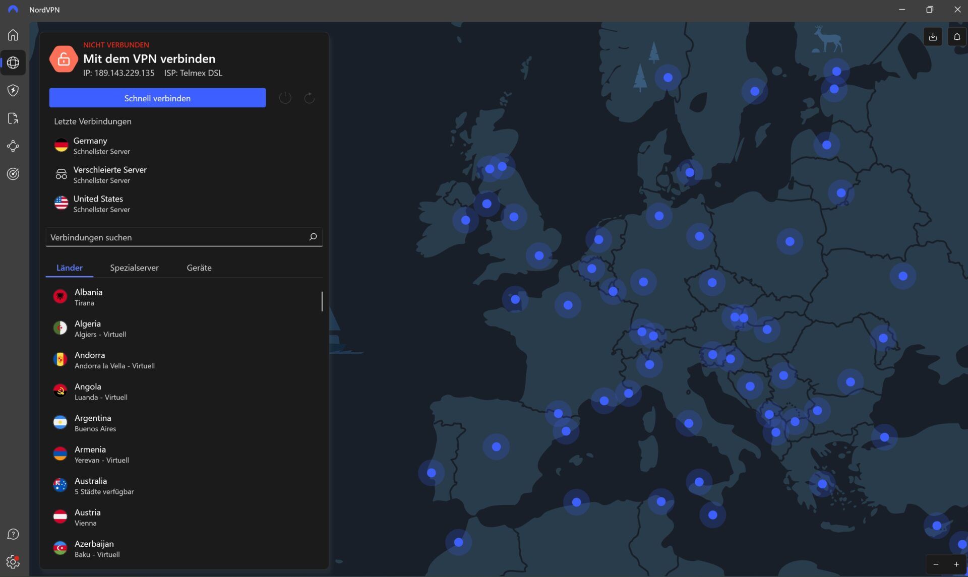Standort Online ändern Ip Vpn Windows Nordvpn Benutzeroberfläche