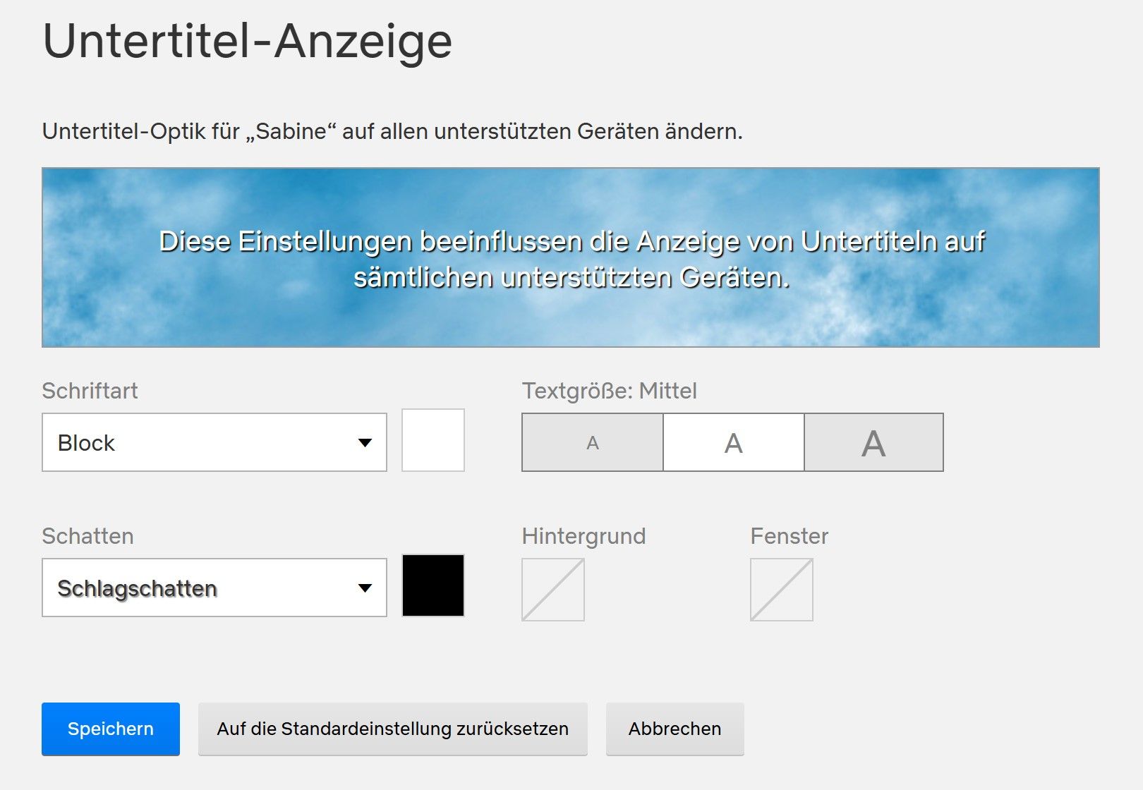 Netflix Untertitel Anzeige Anpassen