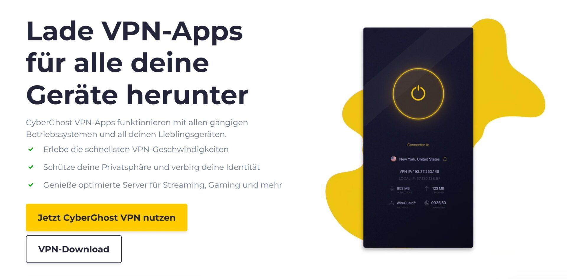 Preise Preisgestaltung Cyberghost Plattformen Kompatibilität