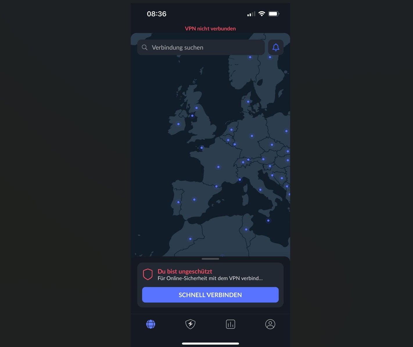 Beste Vpn Iphone Nordvpn Benutzeroberfläche App