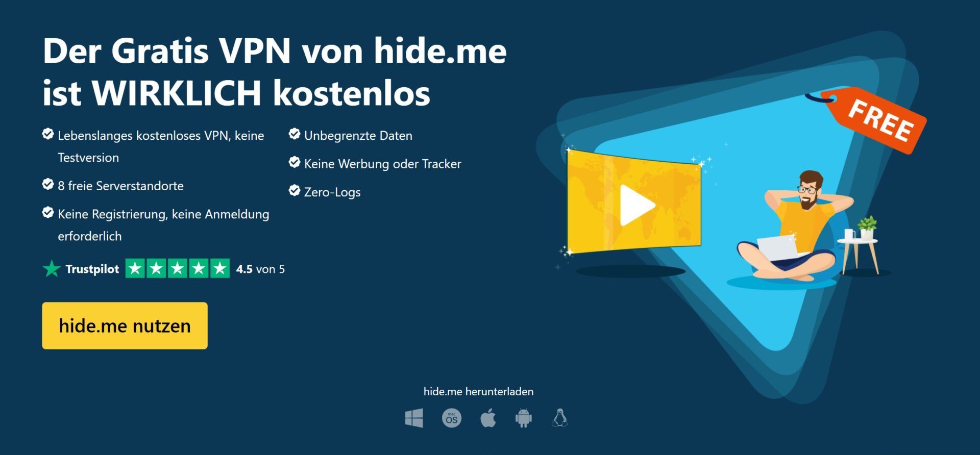 Beste Vpn Kostenlos Linux Hide.me