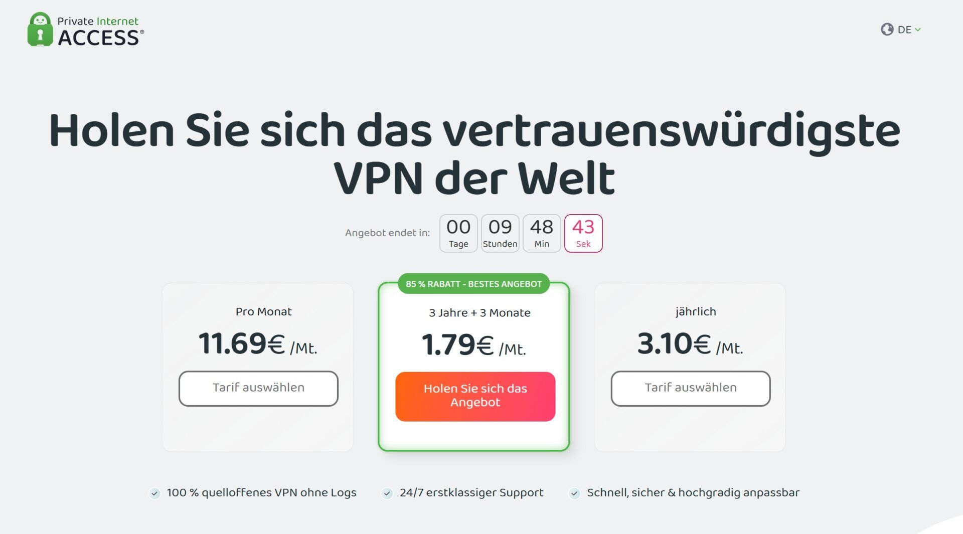 Alternativen Zu Proton Vpn Beste Vpn Private Internet Access Pia