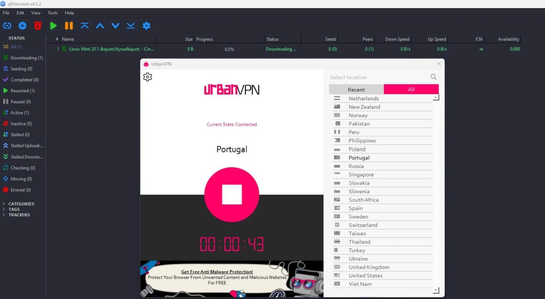 Urban Vpn Test Bewertung P2p Torrenting