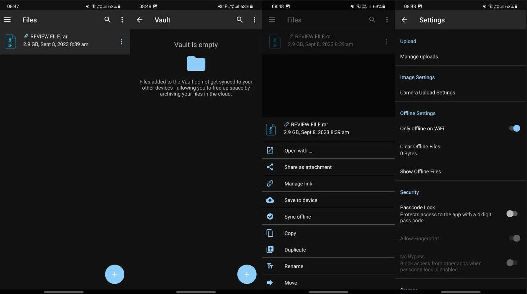 Pcloud Vs. Sync Vergleich Cloud Benutzeroberfläche Mobile Apps Sync