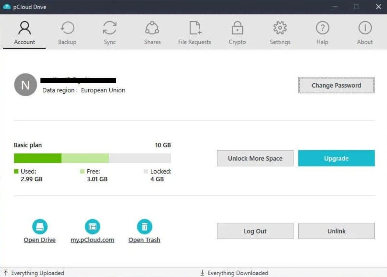 Pcloud Vs. Sync Vergleich Cloud Benutzeroberfläche Pcloud