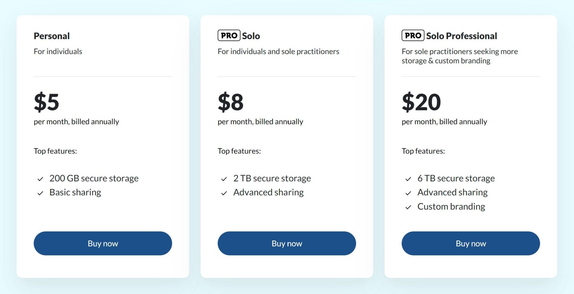 Pcloud Vs. Sync Vergleich Cloud Preise Individuell Sync