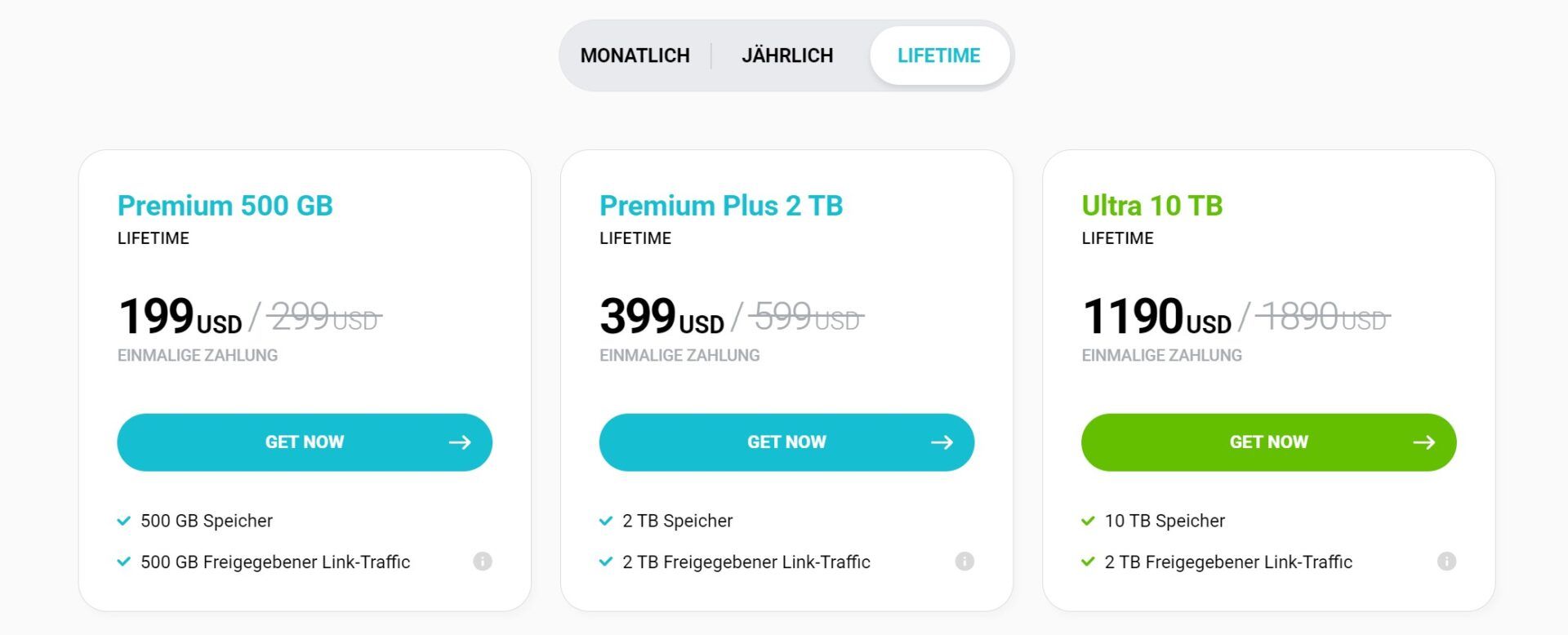 Pcloud Vs. Sync Vergleich Cloud Preise Pcloud Lifetime