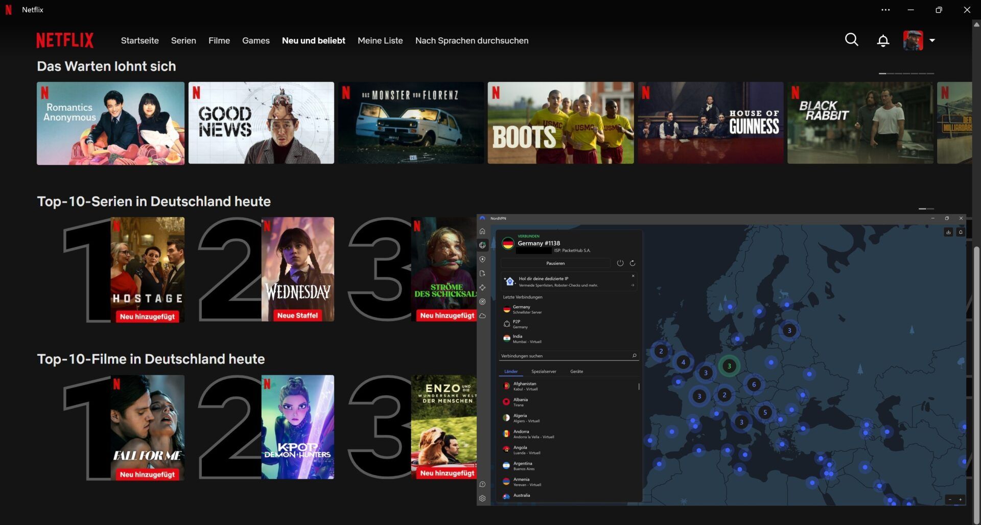 Nordvpn Vs. Purevpn Vergleich Test Duell Nordvpn Netflix Deutschland