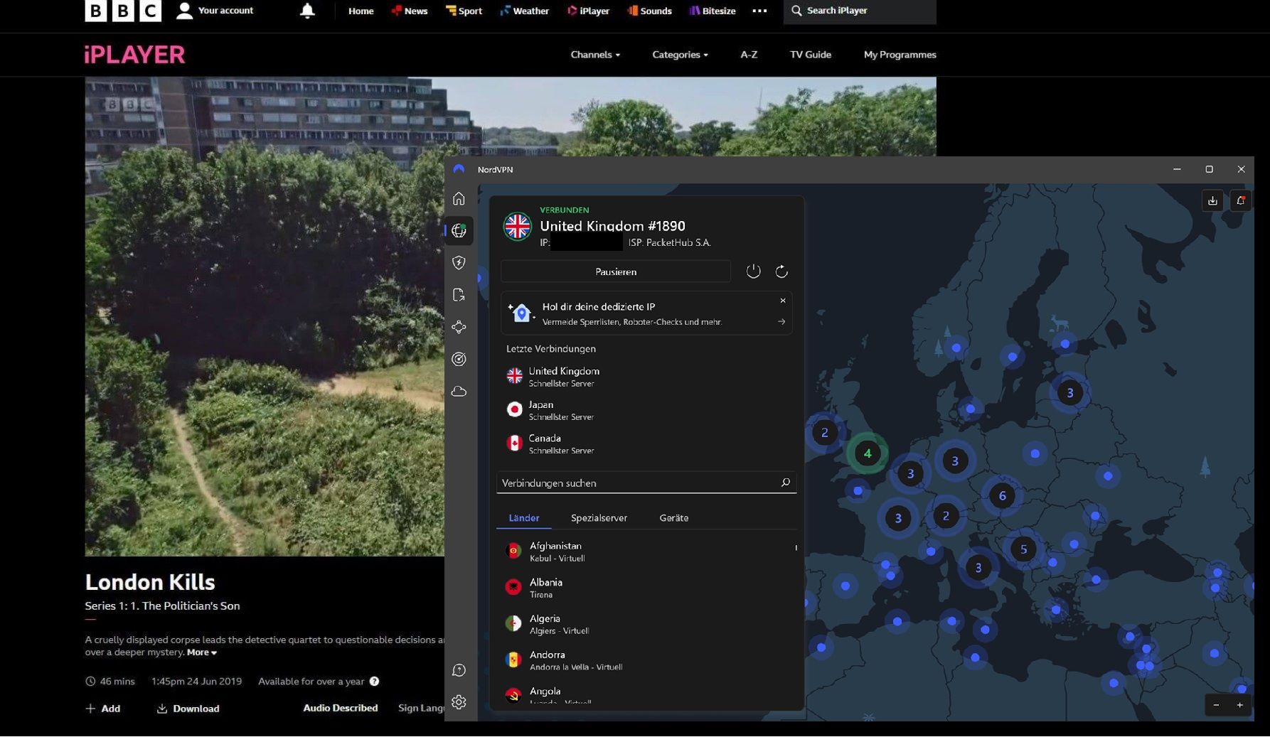 Nordvpn Vs. Purevpn Vergleich Test Duell Nordvpn Streaming Bbc Iplayer