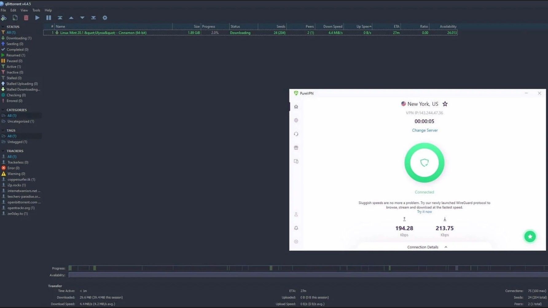Nordvpn Vs. Purevpn Vergleich Test Duell Torrenting Qbittorrent Purevpn