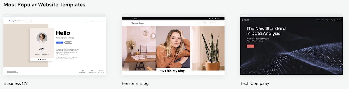 Popular-Wix-templates