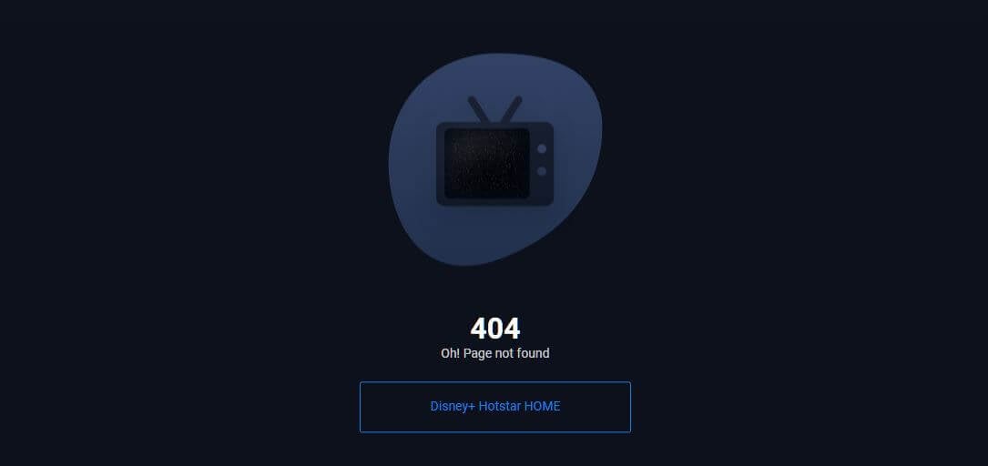 Hotstar TV Error