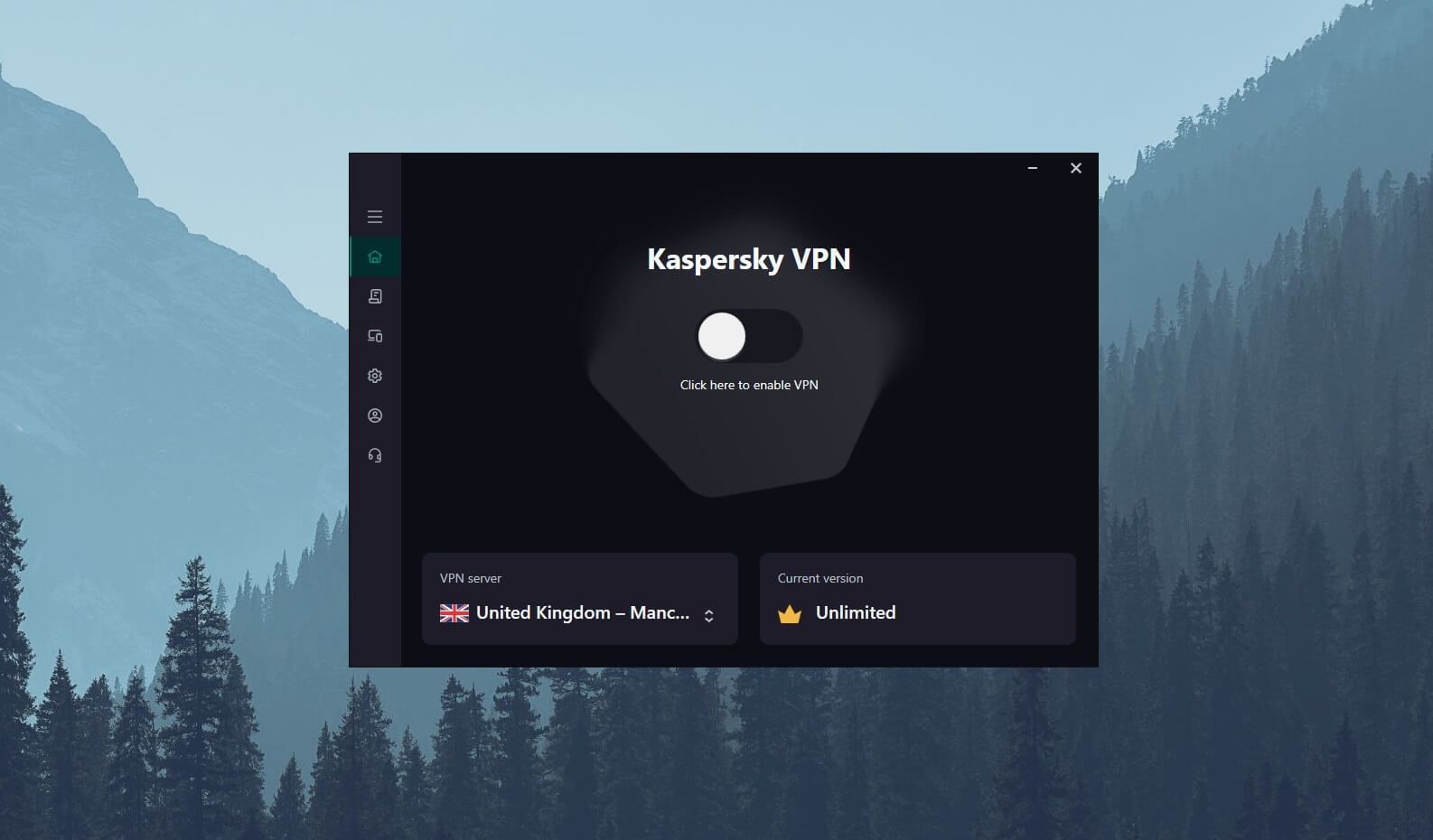 Kaspersky VPN Windows 1