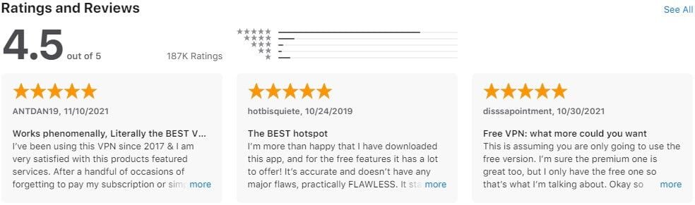 Hotspot Shield Apple Store