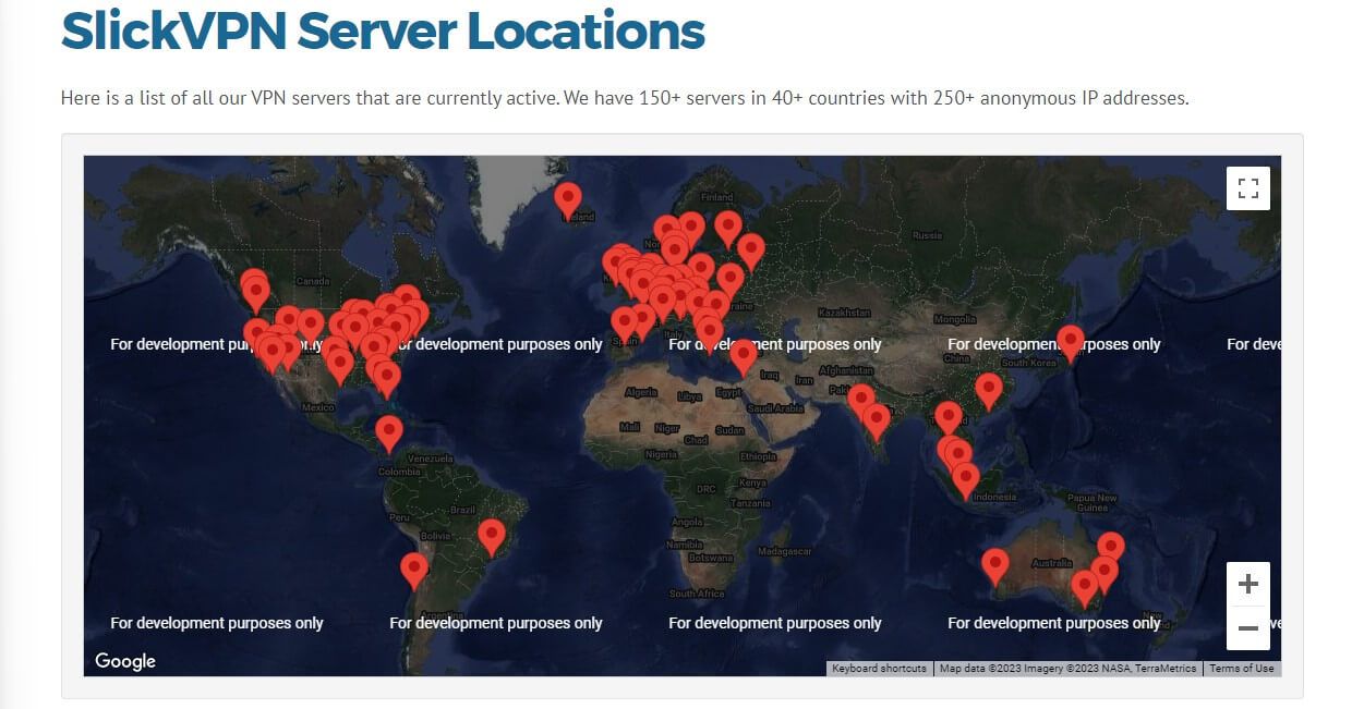 SlickVPN Servers