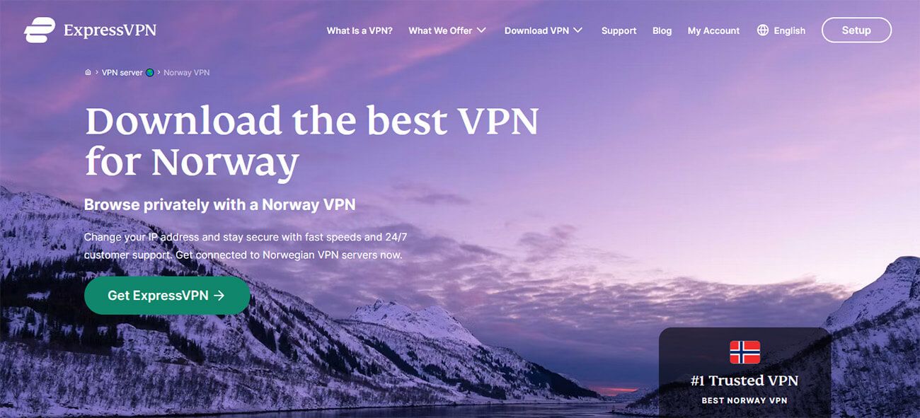 ExpressVPN Best VPN Norway