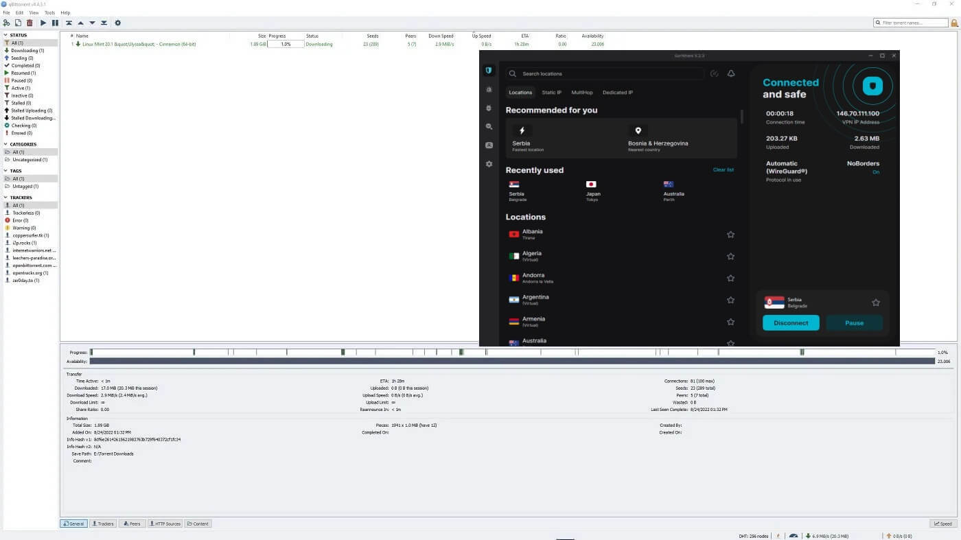 Surfshark P2P Download
