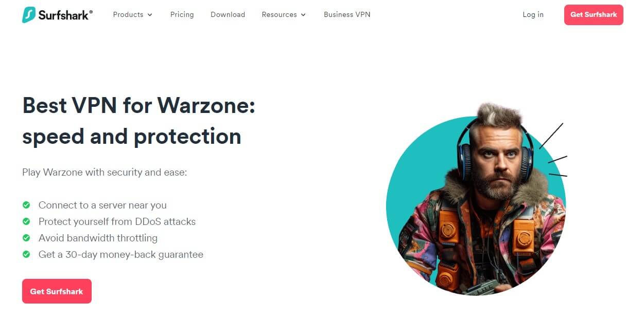 Surfshark Warzone