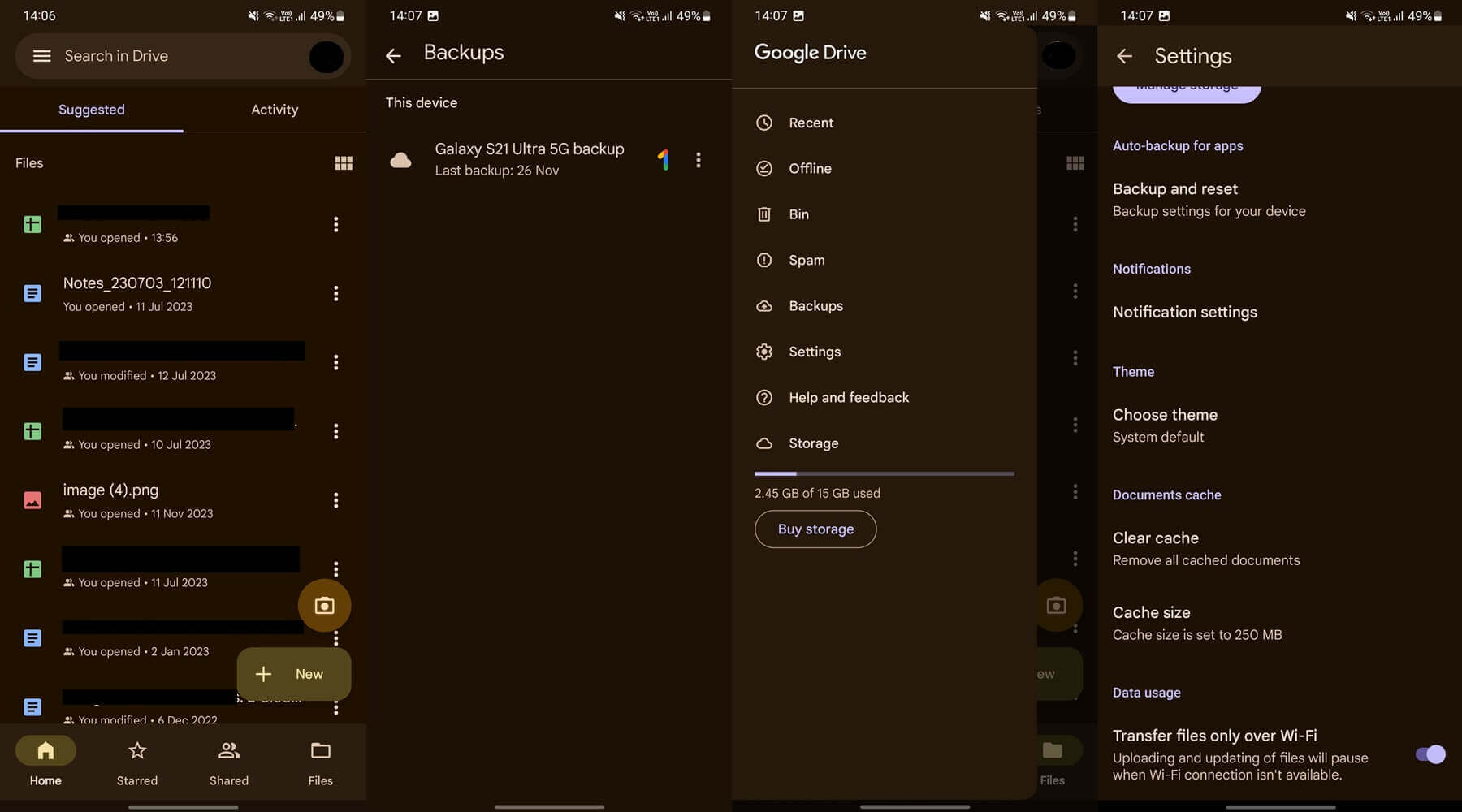 Google Drive Mobile App
