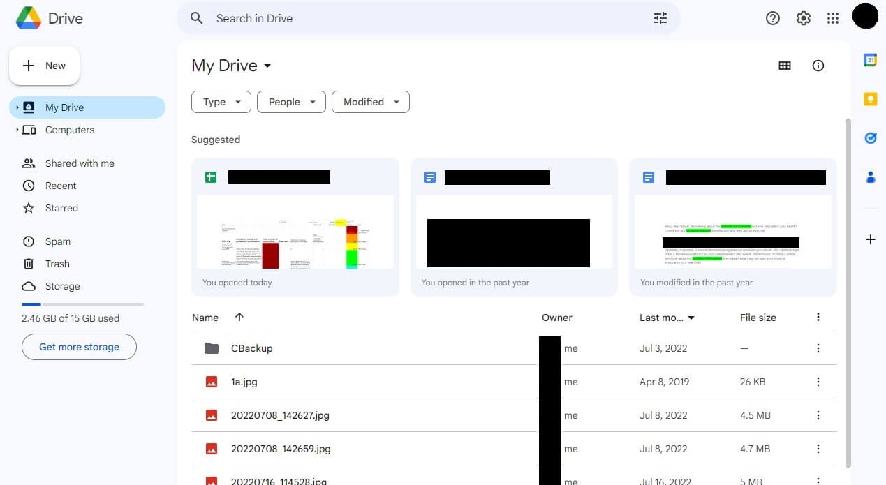Google Drive Web App