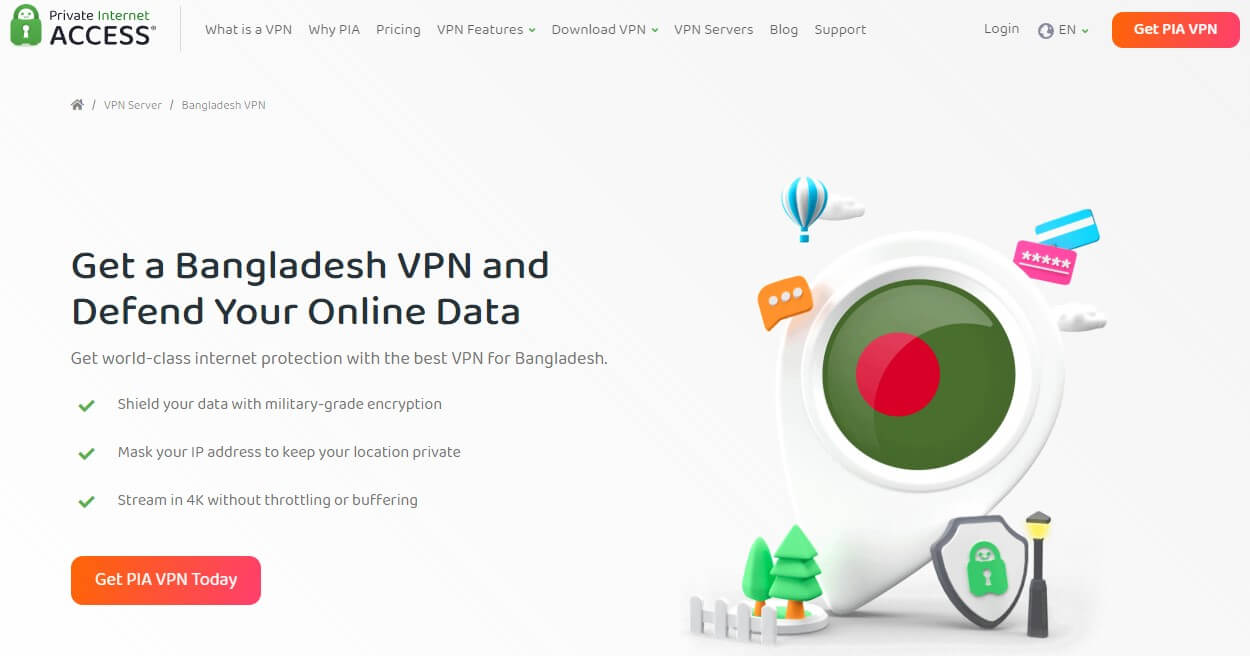 PIA VPN Bangladesh