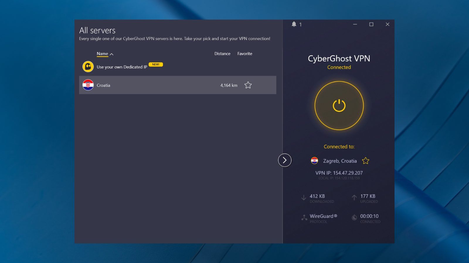 Cyberghost Croatia