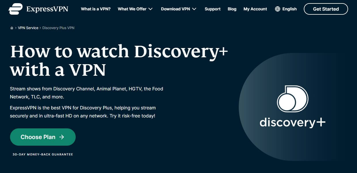 Expressvpn Discovery Plus