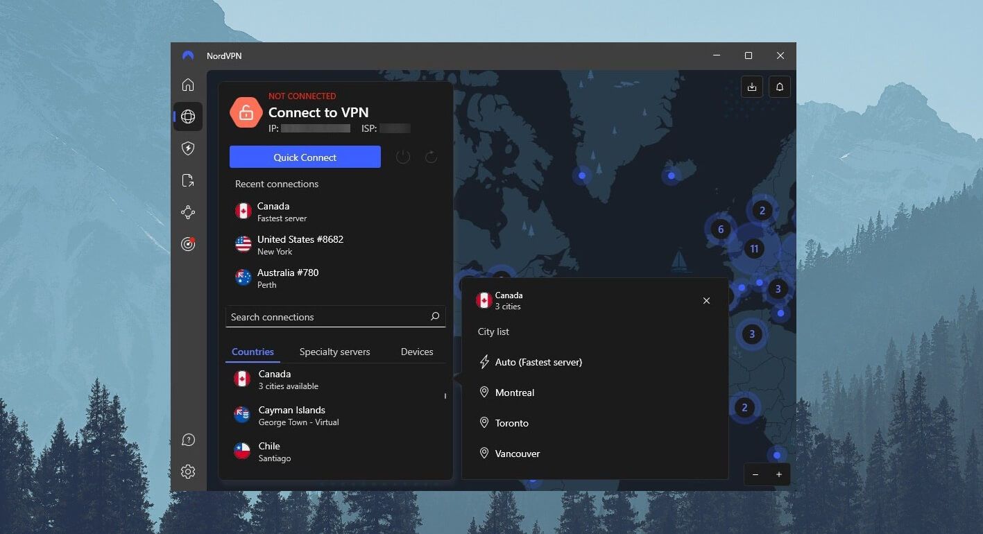 Nordvpn Canada Locations App